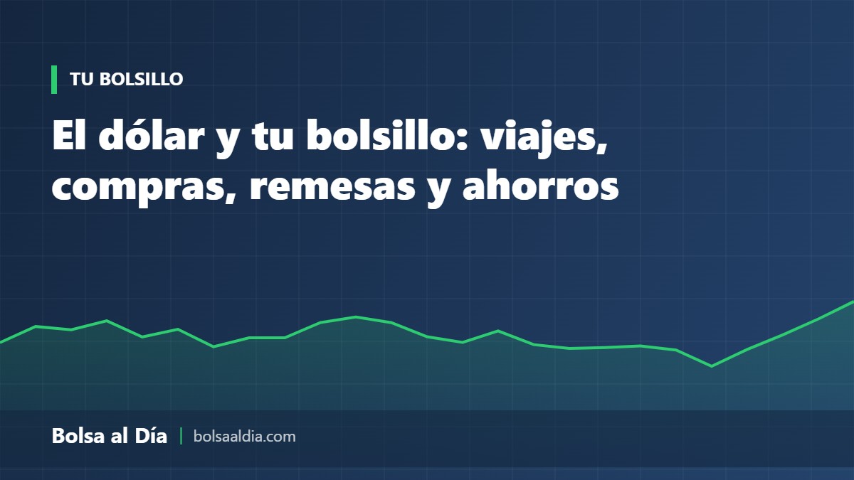 El dólar y tu bolsillo: qué significa el dólar a $3.145 para viajes, compras, remesas y ahorros